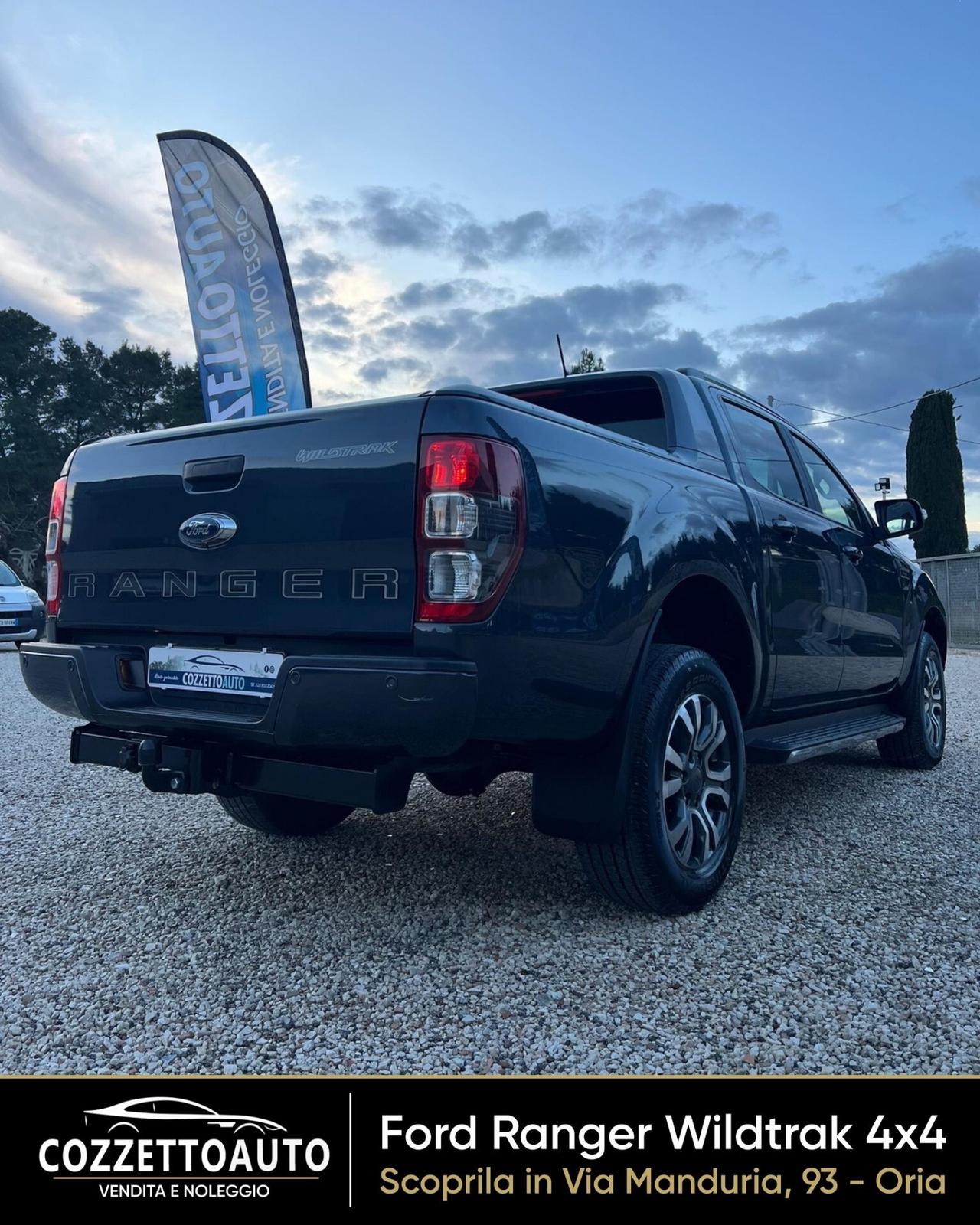 Ford Ranger Wildtrack 4x4 gancio traino