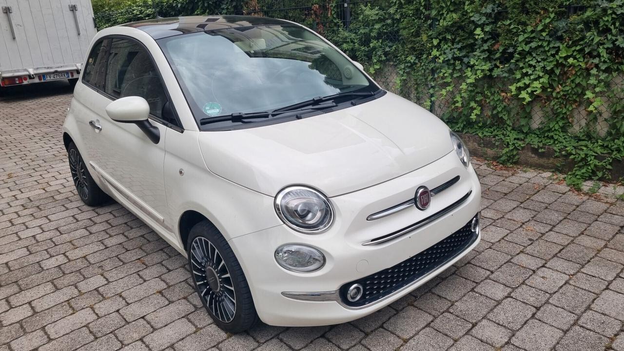 Fiat 500 1.2 Lounge 69cv anno2019 km49000 neopat