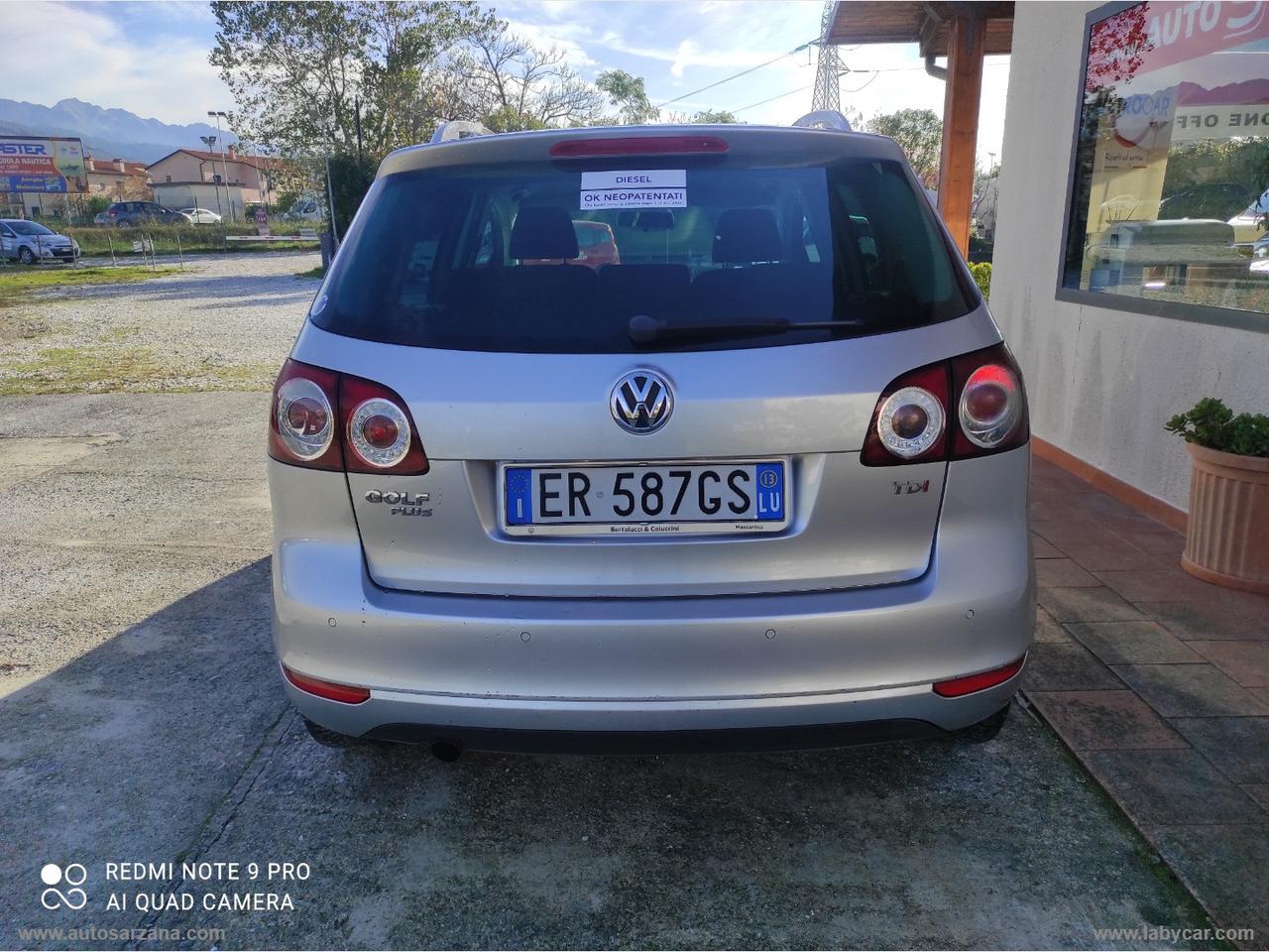 VOLKSWAGEN Golf Plus 1.6 TDI Highline 3 ANNI DI GARANZIA -- 15GG SODDISFATTI O RIMBORSATI