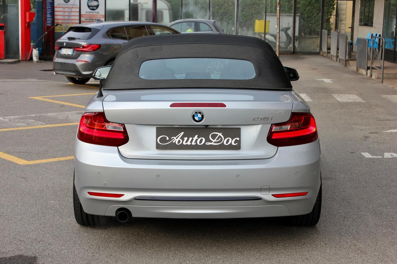 Bmw 218 i Cabrio Sport 1.5 136 CV 6M