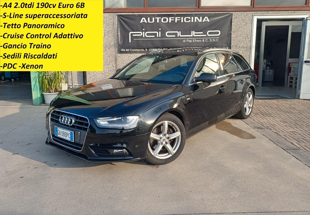 Audi A4 S-Line super accessoriata Gancio Traino