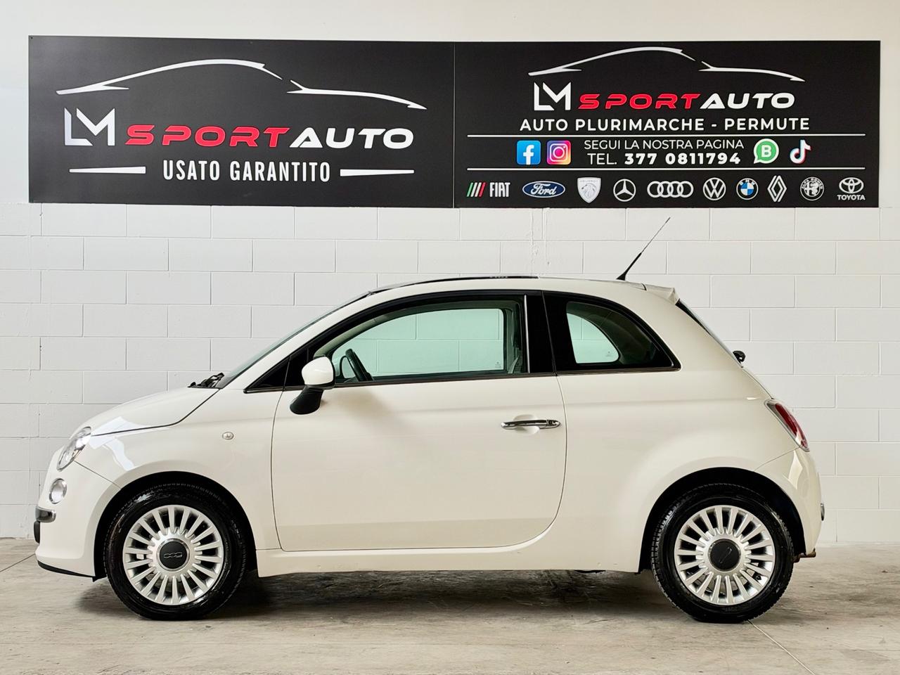 Fiat 500 1.2 Lounge ideale neopat GARANZ 12 MESI