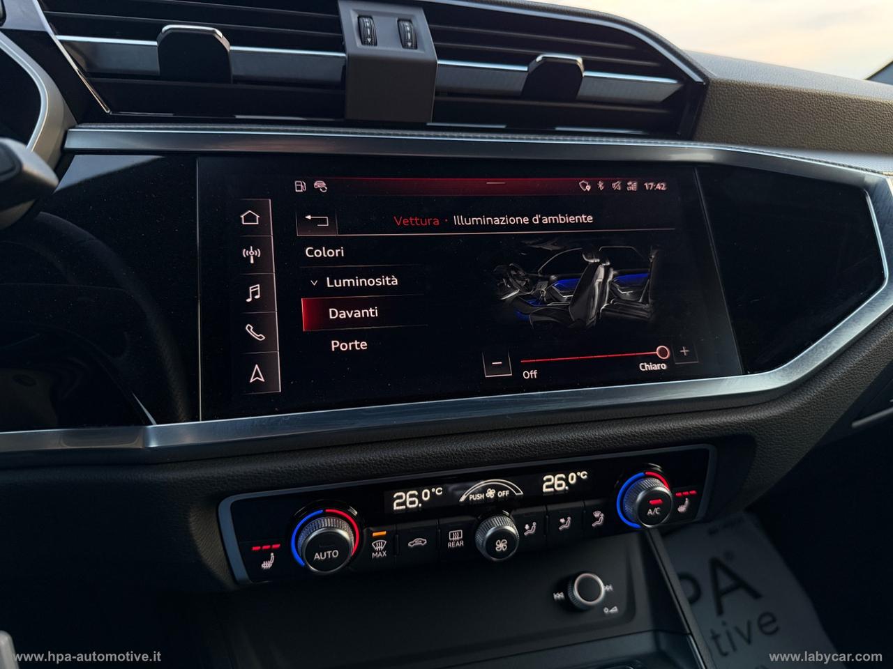 AUDI Q3 SPORTBACK 2.0TDI S-tronic S-Line LED NAVI PELLE CERCHI 19 RETROCAMERA