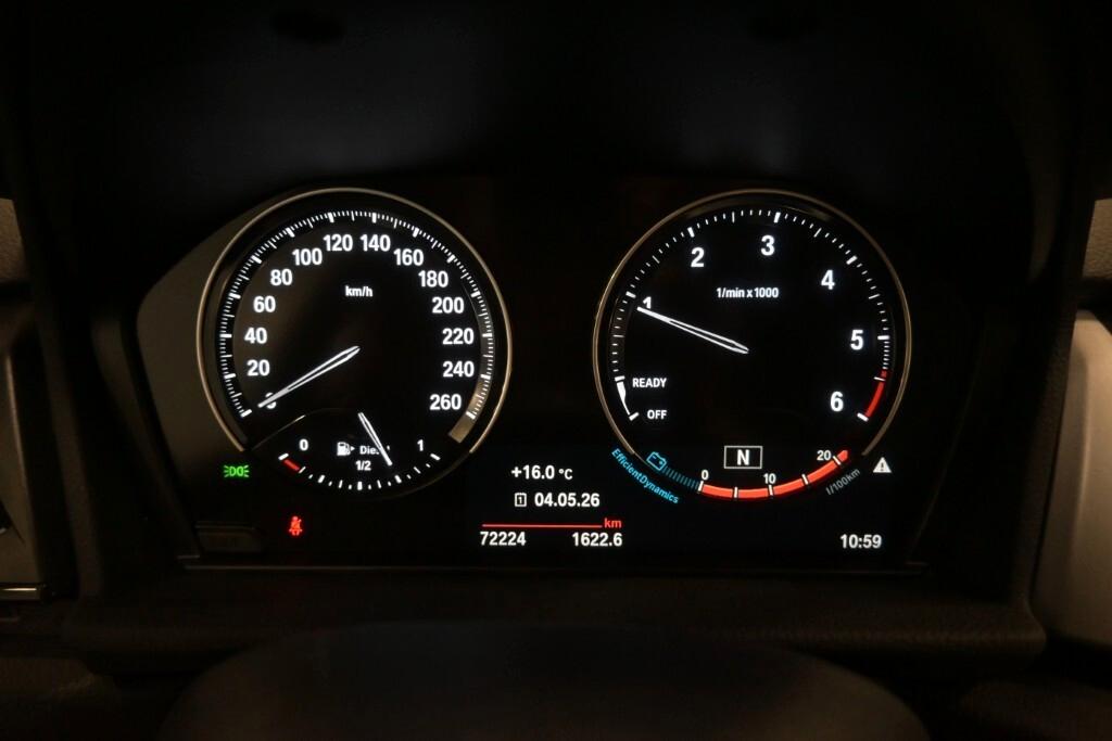 BMW 216D ACTIVE TOURER 116CV 6M. BUSINESS ADVANTAGE ( FARI LED - PELLE - CRUISE - NAVI - PARK ASSISTANT - TELECAMERA POST. )