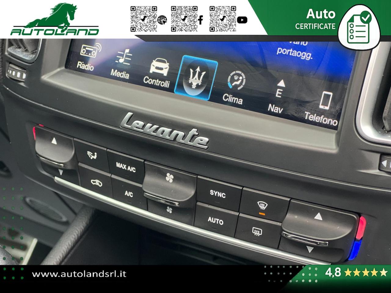 Maserati Levante 3.0 V6 Gransport 275cv auto Tetto Full