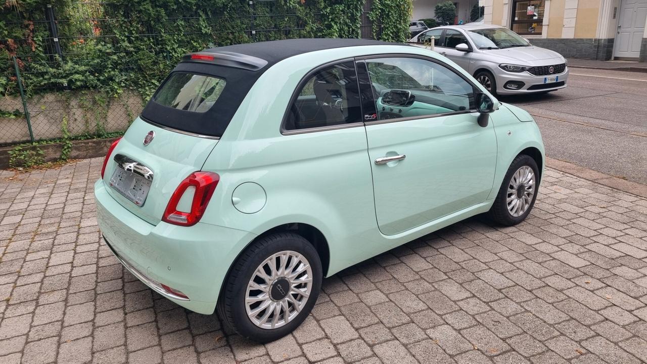 Fiat 500 C 1.2 Lounge 69cv mod2016 km42900 neopat