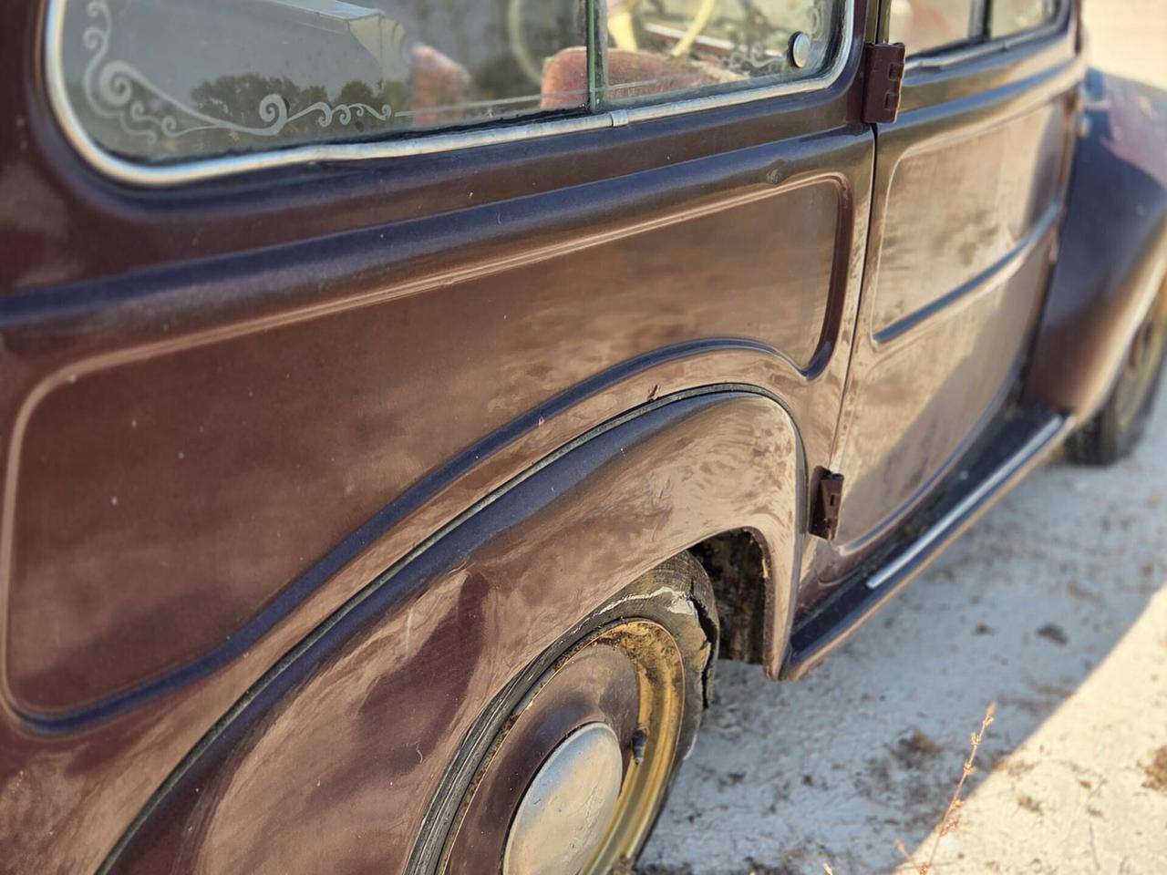 Fiat Topolino 500C BELVEDERE METALLICA -DA RESTAURO-