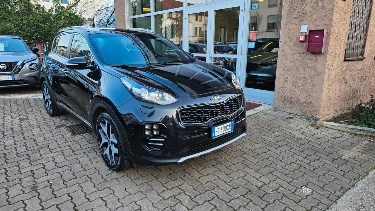 Kia Sportage 2.0 crdi awd 185cv auto GT-LINE-PELLE-TETTO-NAVY-SED.RIS