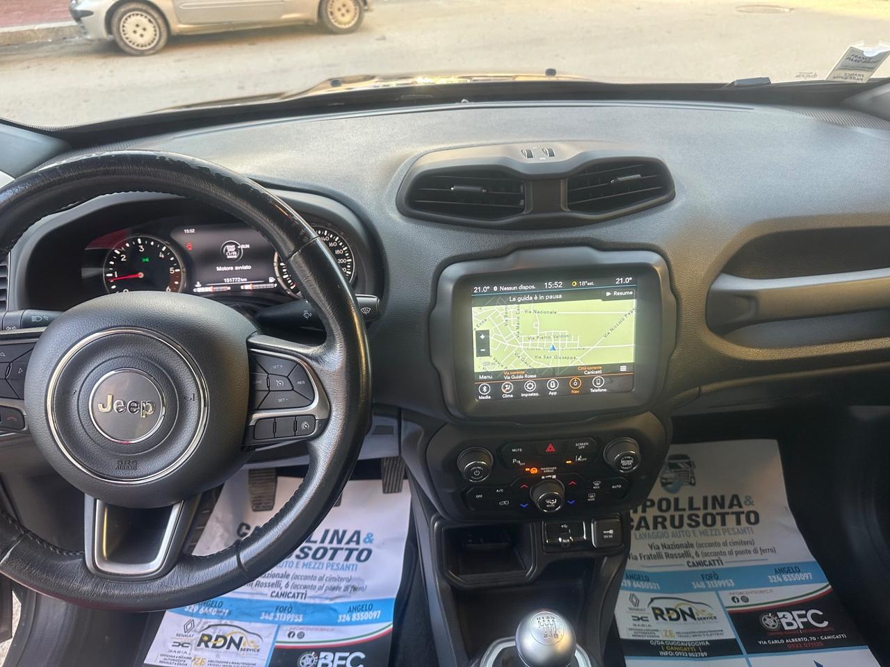 Jeep Renegade 1.6 Mjt 120 CV Limited 12/2018 KM 151772 CERT1 1PROP