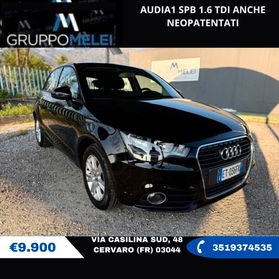 AUDIA1 SPB 1.6 TDI ANCHE NEOPATENTATI