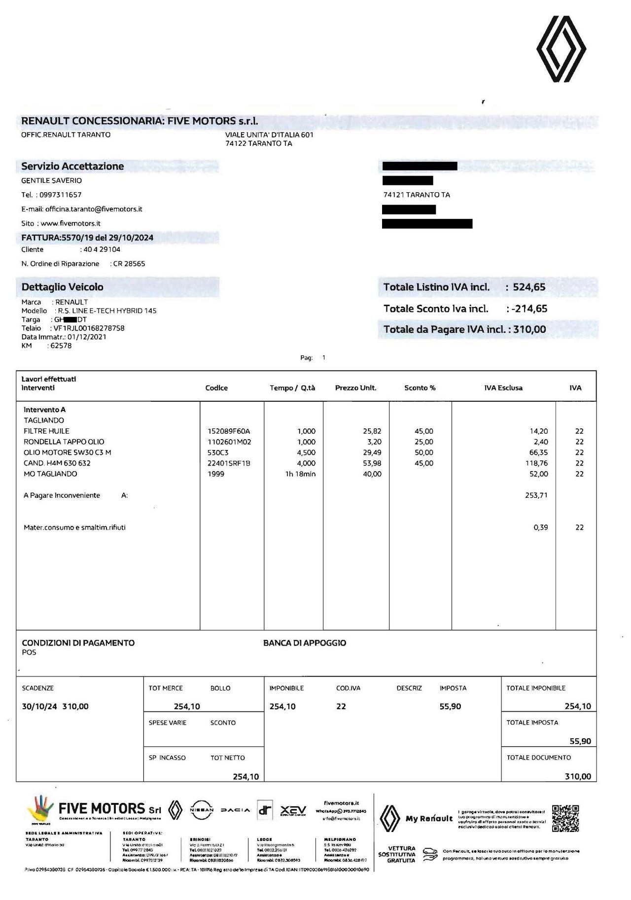 Renault Arkana E-Tech Full Hybrid 145cv RS LINE 2022