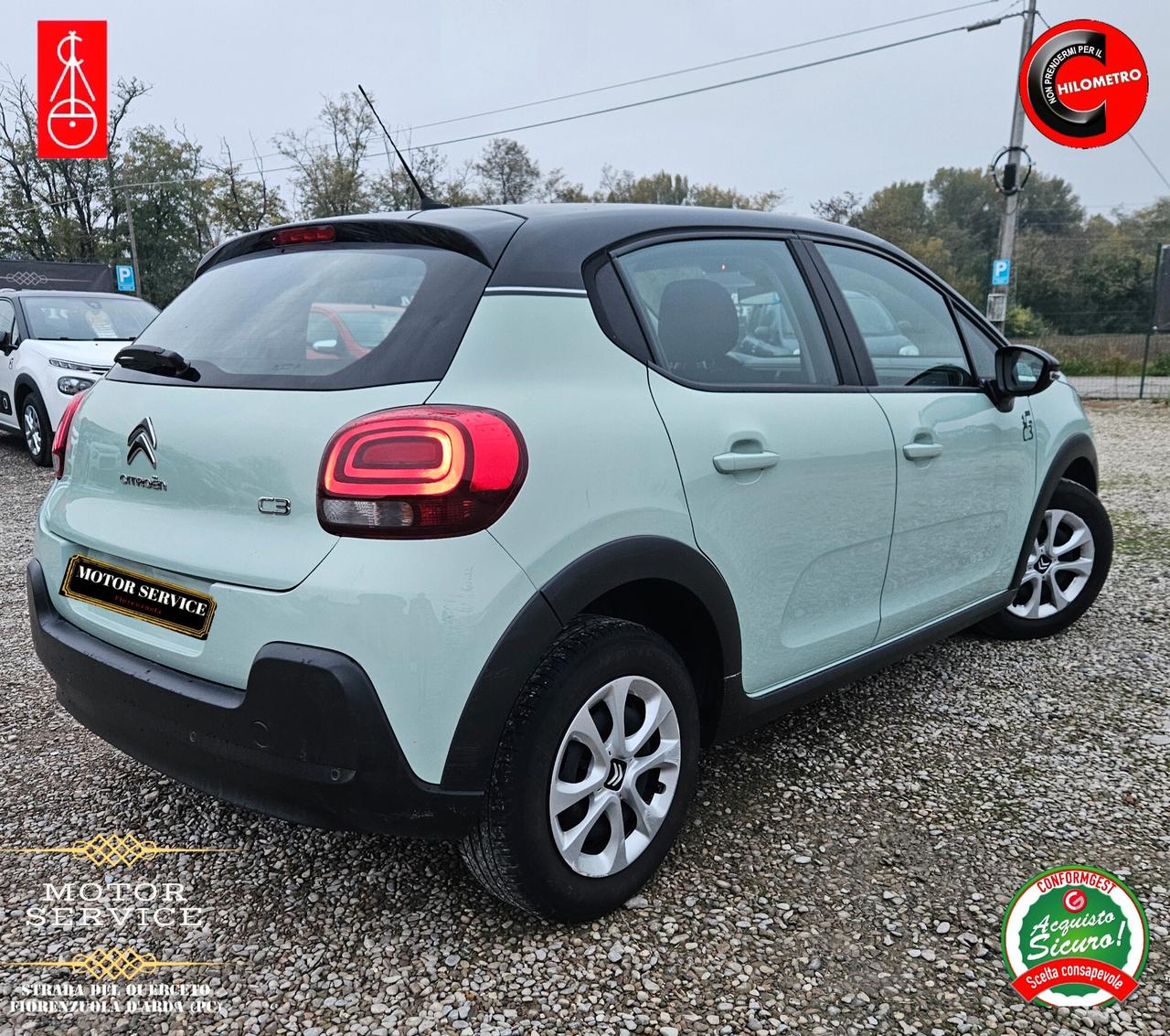 Citroen C3 VERDE TIFFANY 1.2 BENZ DA 89€ MESE