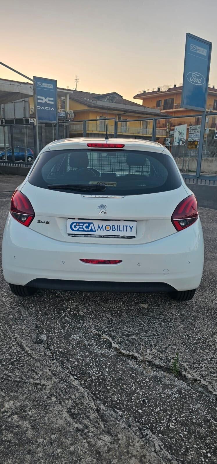 Peugeot 208 Van 1.5 diesel 100 cv anno 2020