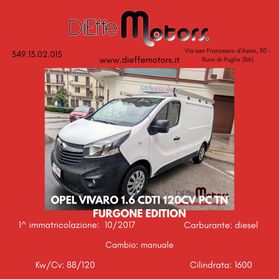OPEL VIVARO 1.6 CDTI 120CV PC TN FURGONE EDITION