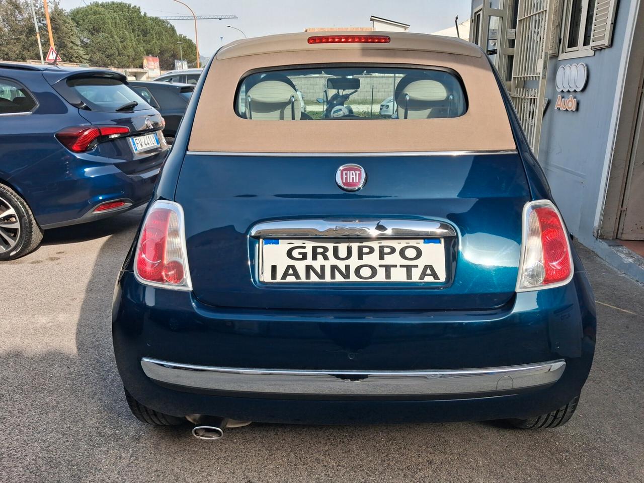 Fiat 500 C ABRIO 1.2 69 C.V. KM 58650 UNICO PROPRIETARIO ANTIFURTO BLOCKSHAFFT