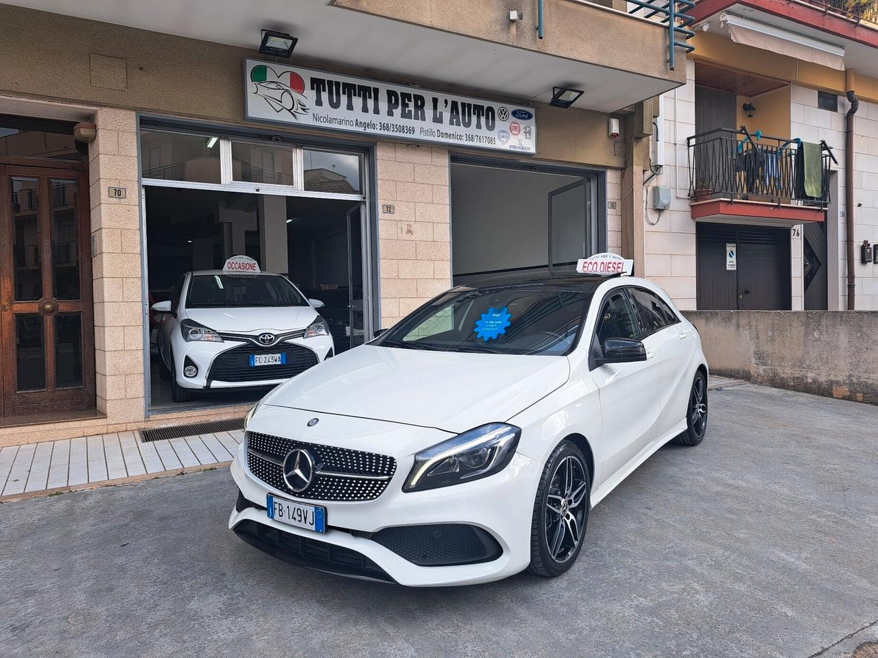 Mercedes-benz A 180 D AMG TETTO APRIBILE