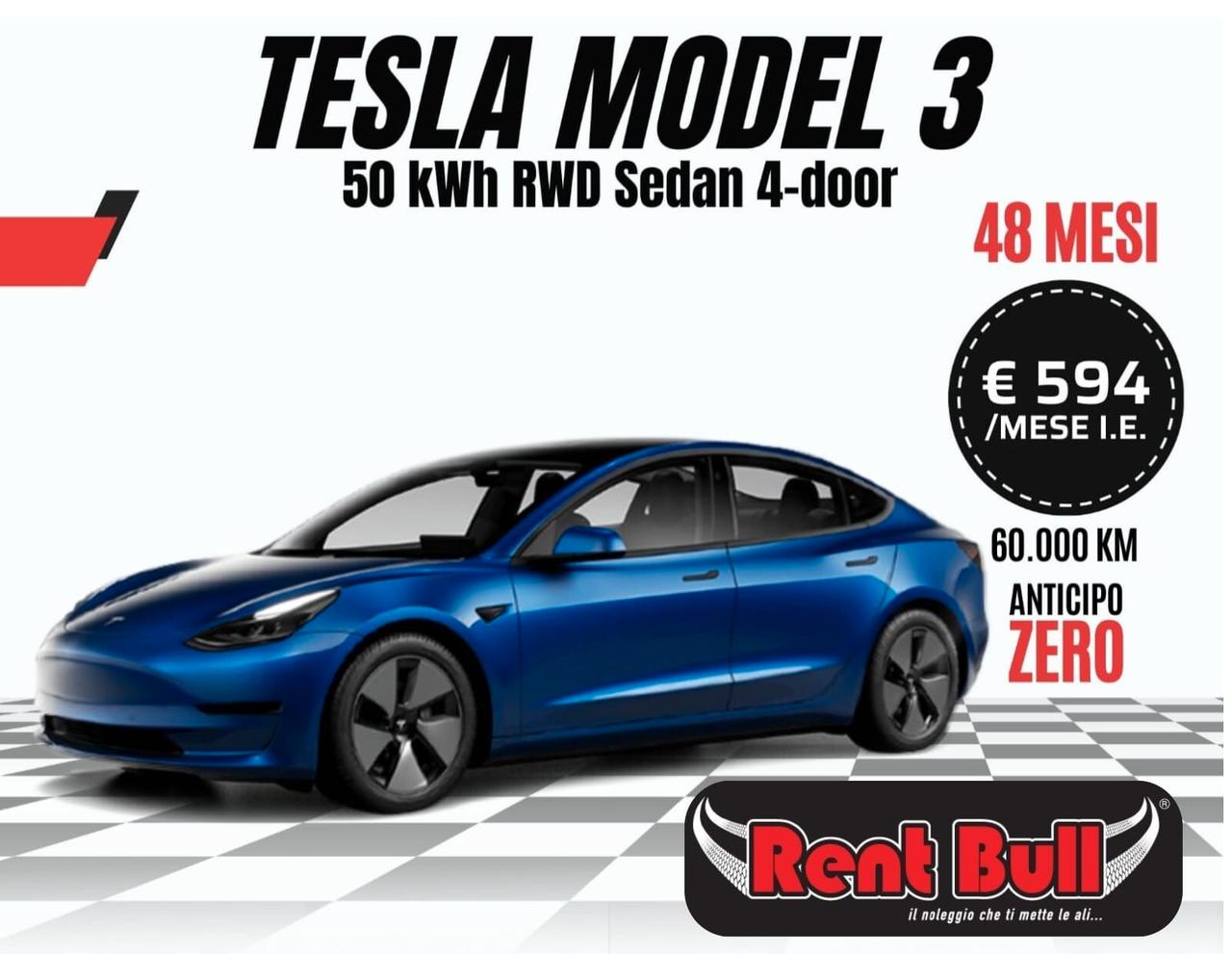 NOLEGGIO A LUNGO TERMINE TESLA MODEL 3