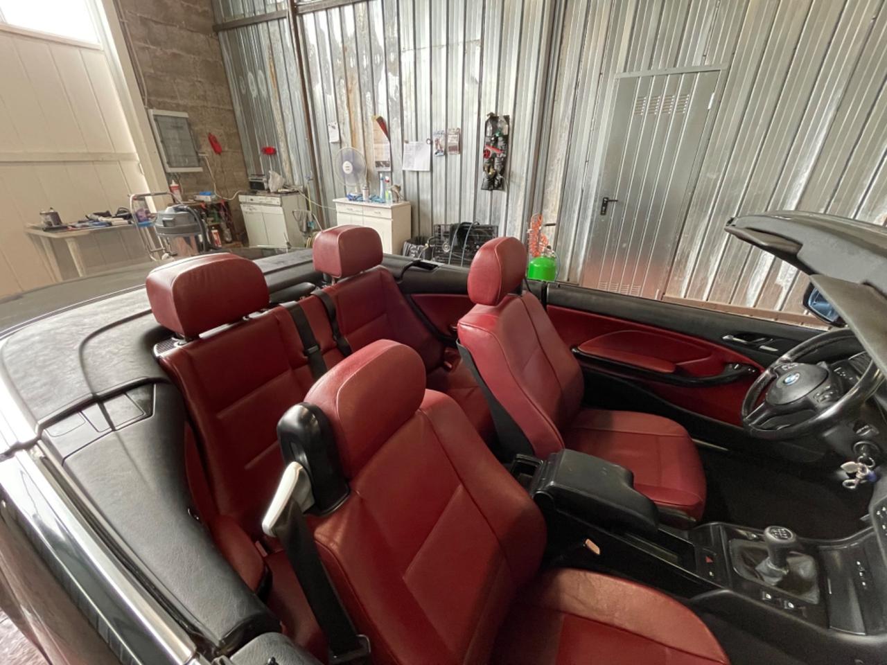 Bmw 330 CI cat Cabrio pelle rossa assetto