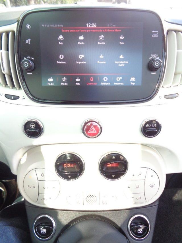 FIAT 500 1000 HYBRID 70 CV NAVI CARPLAY CLIMAUTO PDC TETTO