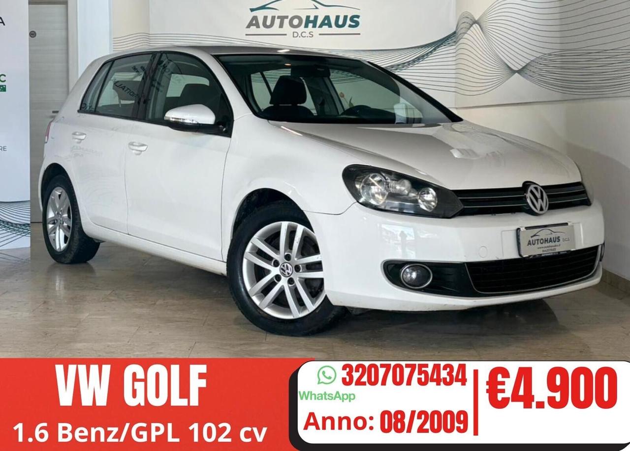 Volkswagen Golf 1.6 5p. Benzina/GPL 102 CV
