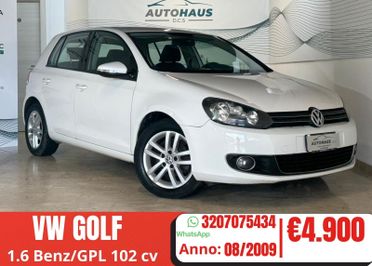 Volkswagen Golf 1.6 5p. Benzina/GPL 102 CV