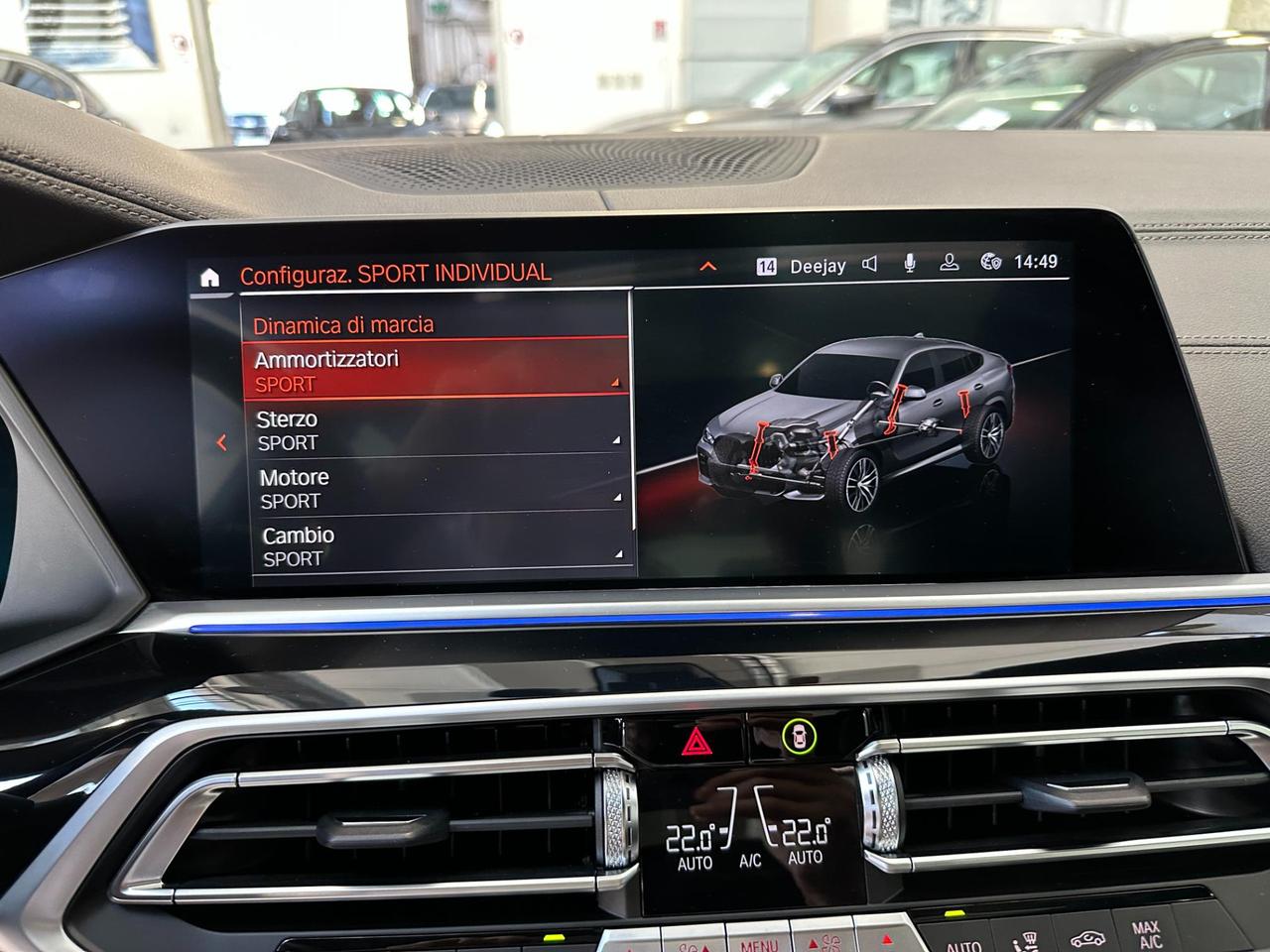 BMW X6 xdrive40d mhev 48V Msport - 22" - Tetto -Carplay