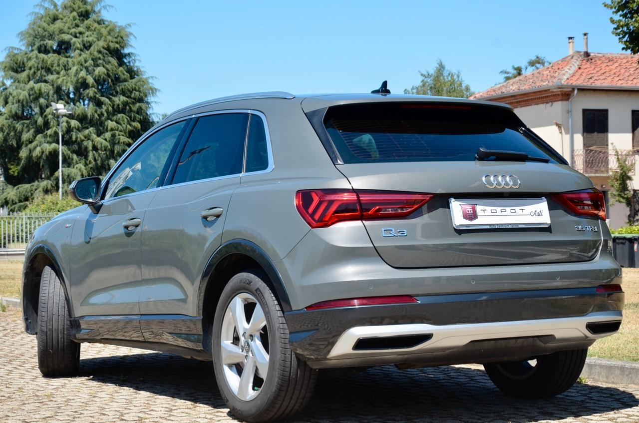 AUDI Q3 35 1.5 TFSI S-LINE EXT 150cv, UFF ITALIANA, SERVICE UFF AUDI, EURO 6D, FARI LED, NAVI, RETROCAMERA, PERMUTE