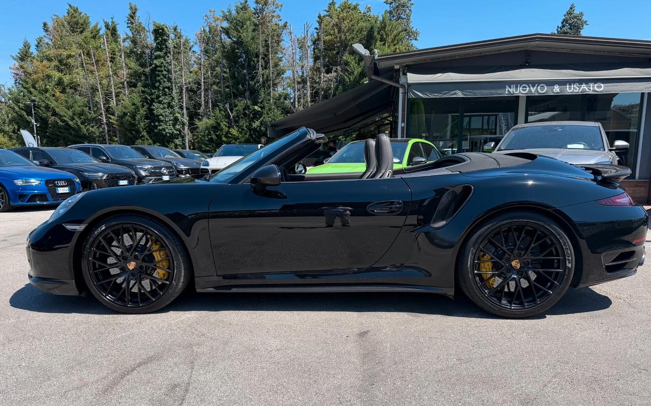 Porsche 911 3.8 Turbo S Cabriolet/fantastica/carbonio/km doc.