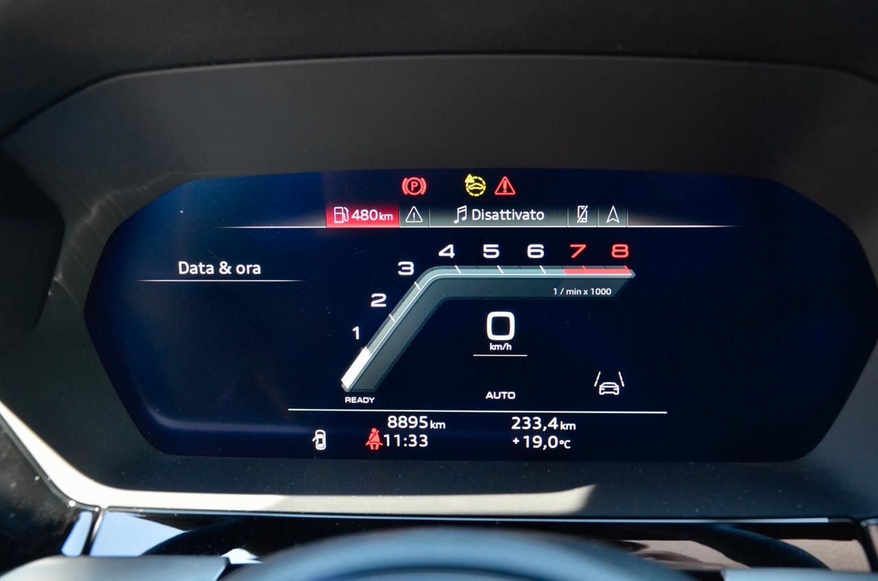 AUDI A3 SPORTBACK 35 1.5 TFSI S-LINE INT+EXT 150cv, GARANZIA UFF AUDI, UNICOPROP, UFF ITALIANA, SERVICE AUDI, EURO 6D, TETTO, 18", PERMUTE