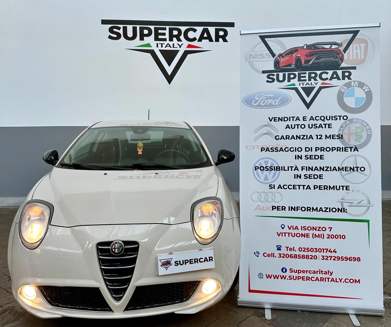 Alfa Romeo MiTo 1.4 Benz, Euro 5B, si neopat, garanz 12 mesi