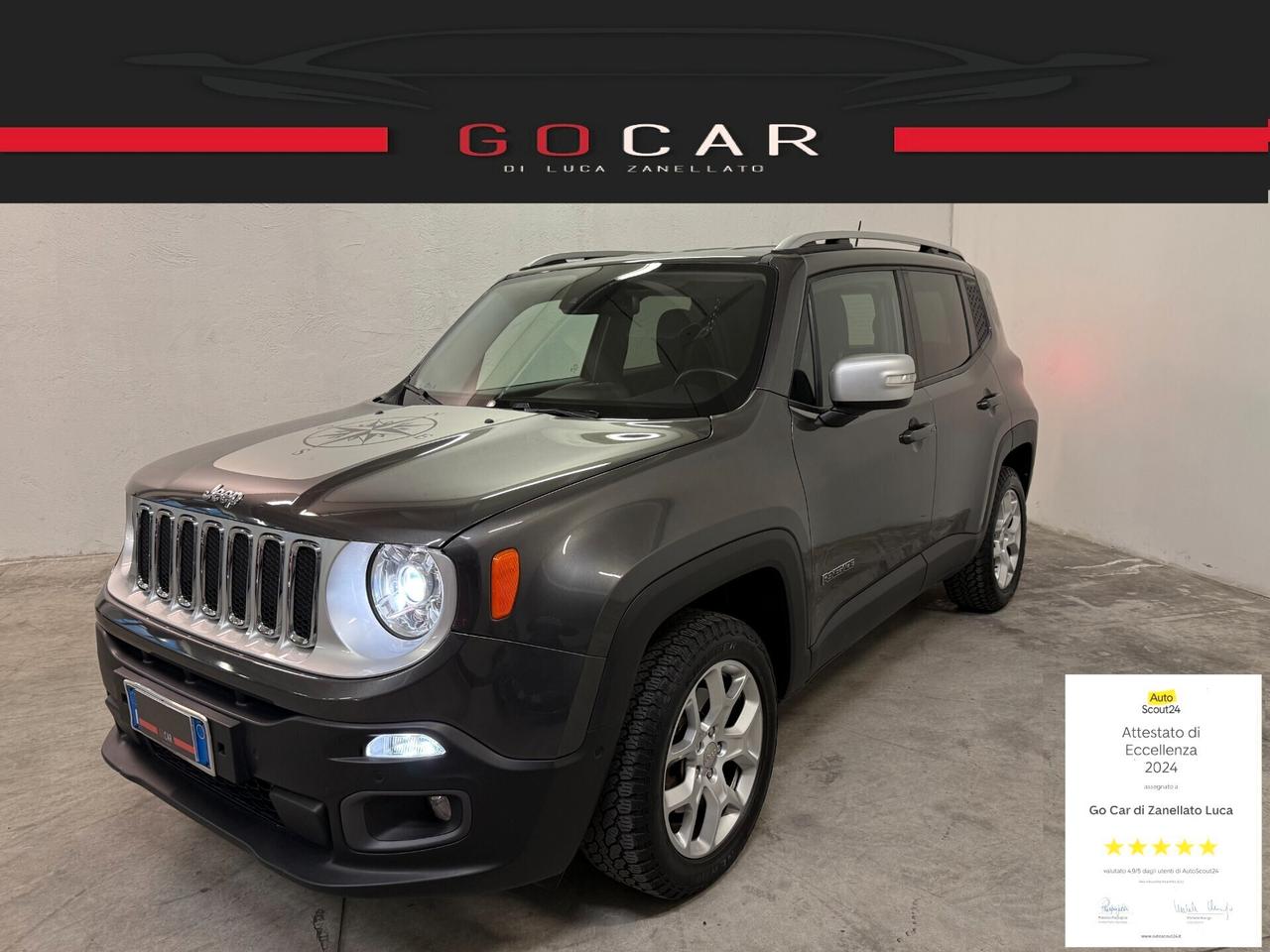 Jeep Renegade 2.0 Mjt 140cv 4wd Limited Auto UNICOPROPIETARIO