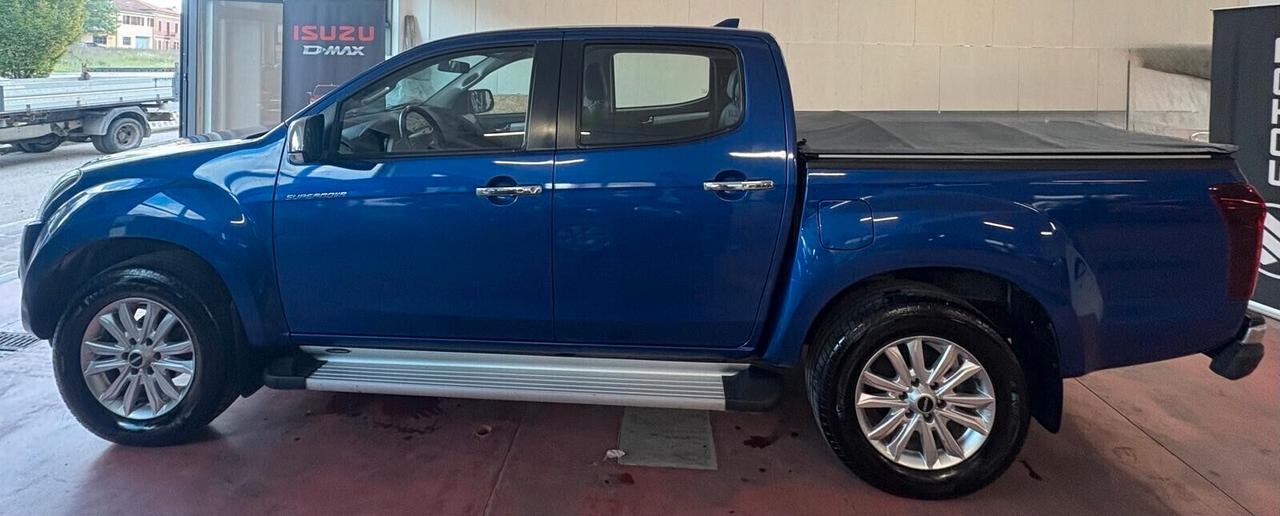 PIC-UP ISUZU D-MAX 4X4 km 60.819 DOPPIA CABINA AUTOCARRO POSTI 5 CAMBIO AUT.Diesel 1900 CV 163 Garanzia 12 mesi