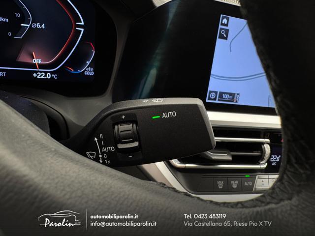 BMW 318 d 48V Sport Aut. Berlina Black pack-Telecamera-LED