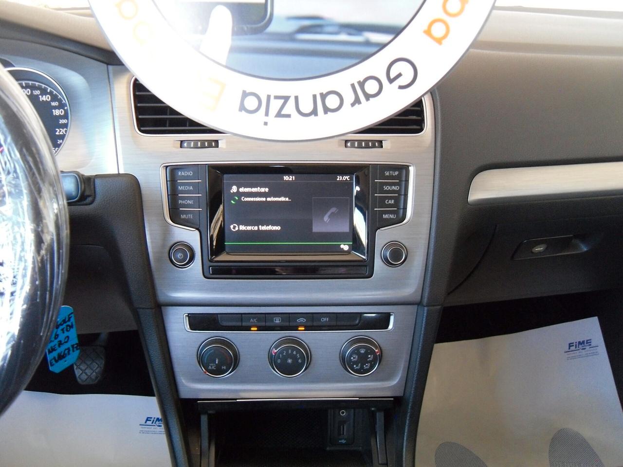 Volkswagen Golf 7 1.6 TDI 105 cv Business