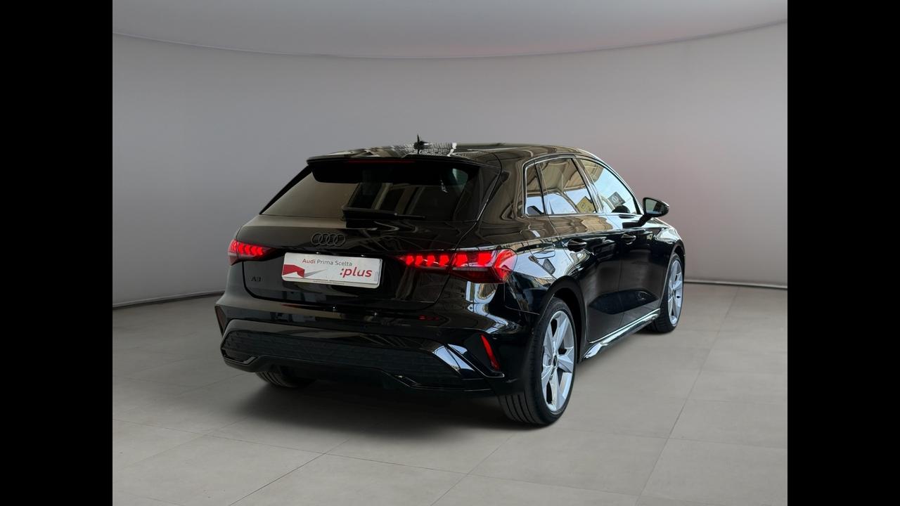 AUDI A3 IV 2024 Sportback - A3 Sportback 2.0 tdi S line edition 150cv s-tronic