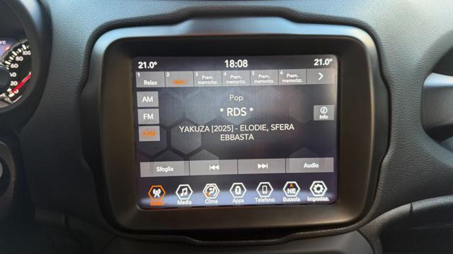 JEEP Renegade 1.6MJT 130CV LIMITED*24M.G.*C.L.17*CARPLAY*