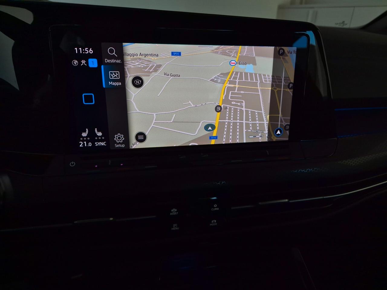 Volkswagen Golf GTI 5 PORTE LED NAVI CARPLAY C.18 NERI AUTO UFFICIALE VW 1 PROPRIETARIO