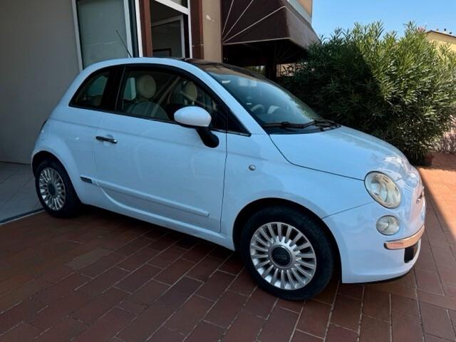 Fiat 500 1.2 Lounge colore azzurro cuor leggero