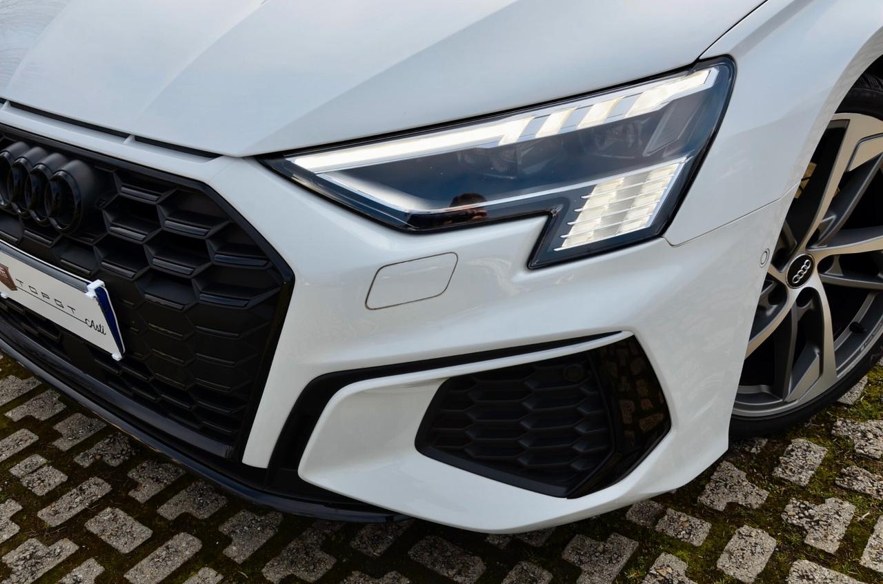 AUDI S3 SPORTBACK 2.0 TFSI QUATTRO 310cv S-TRONIC, FULL OPTIONAL, TETTO, MATRIX, SCARICO, HARMAN & KARDON, SEDILI ELETTRICI, 19", PERMUTE