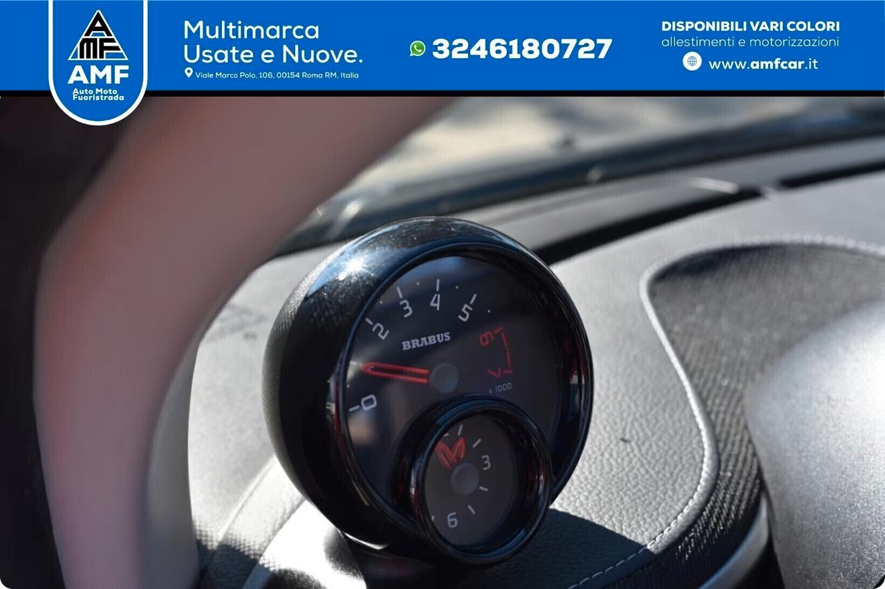 Smart ForTwo BRABUS 109cv Cabrio GRIGIO OPACO NAVICAMERA JBL