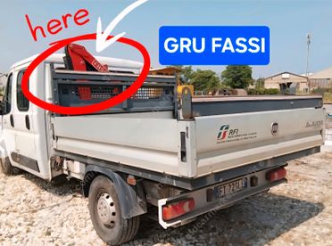 FIAT DUCATO MAXI 2.3 CASSONE 7 POSTI CON GRU