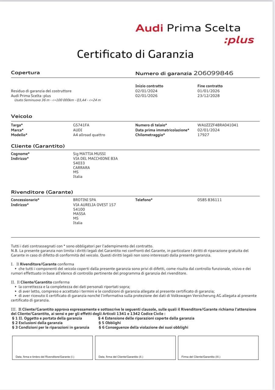 Audi A4 allroad 40 TDI 204 CV S tronic Identity Contrast