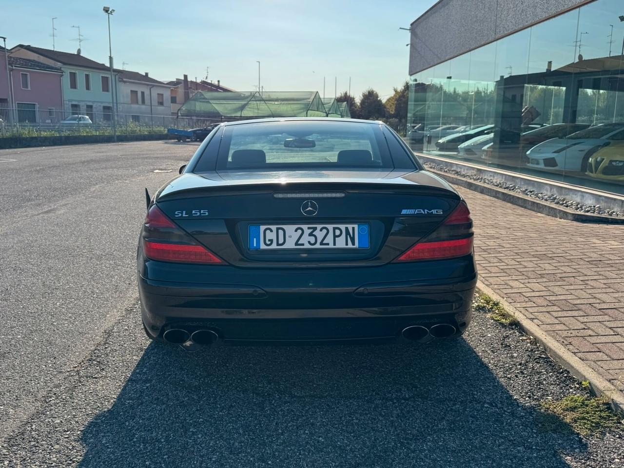Mercedes SL 55 AMG targa oro