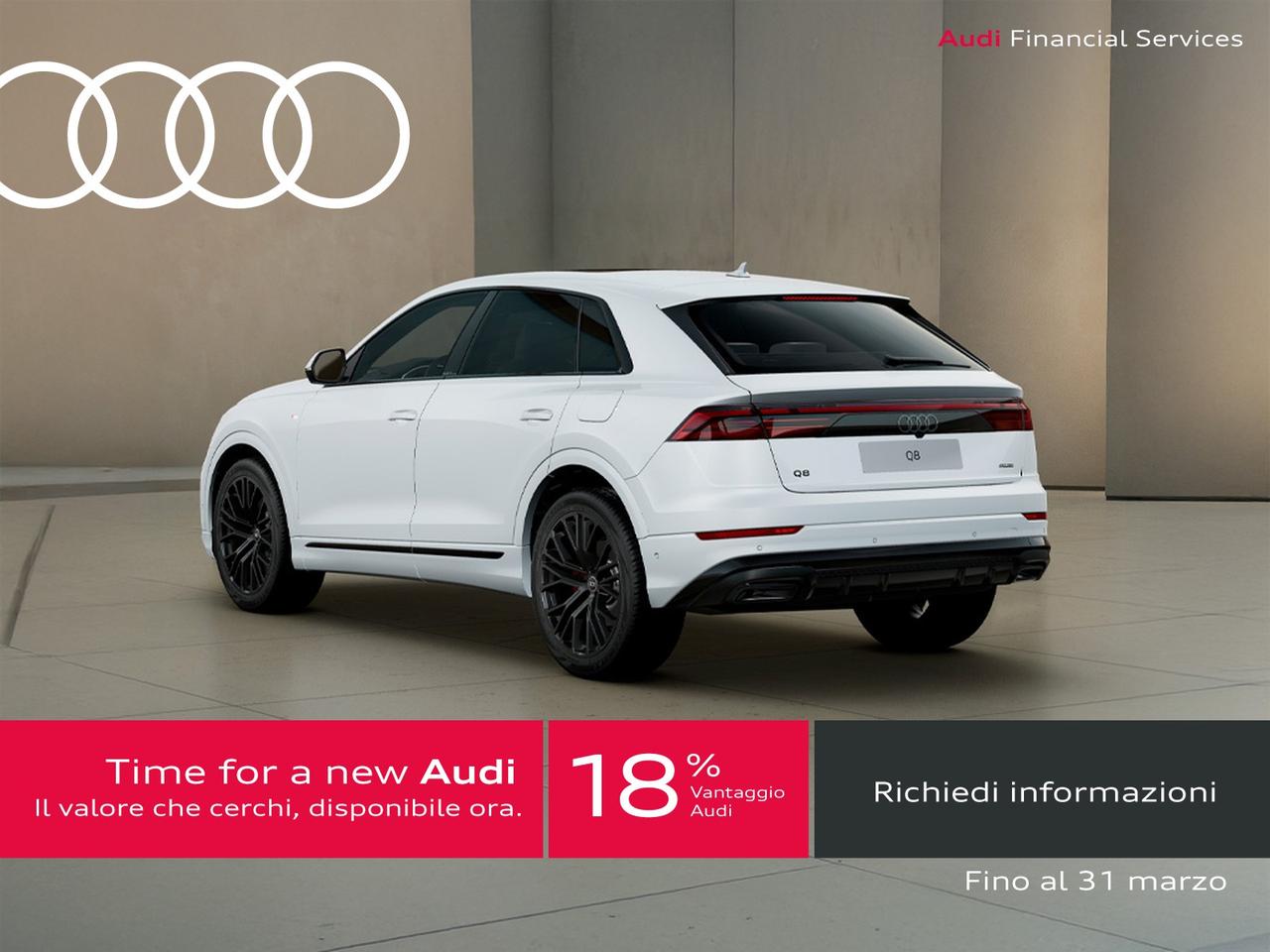 Audi Q8 3.0 tfsi e s line edition quattro 394cv tiptronic