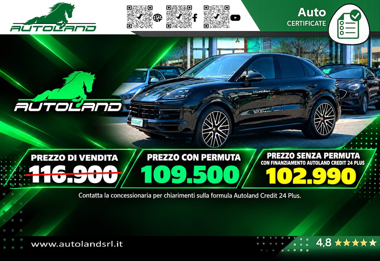 Porsche Cayenne Coupè 3.0 e-hybrid 305cv