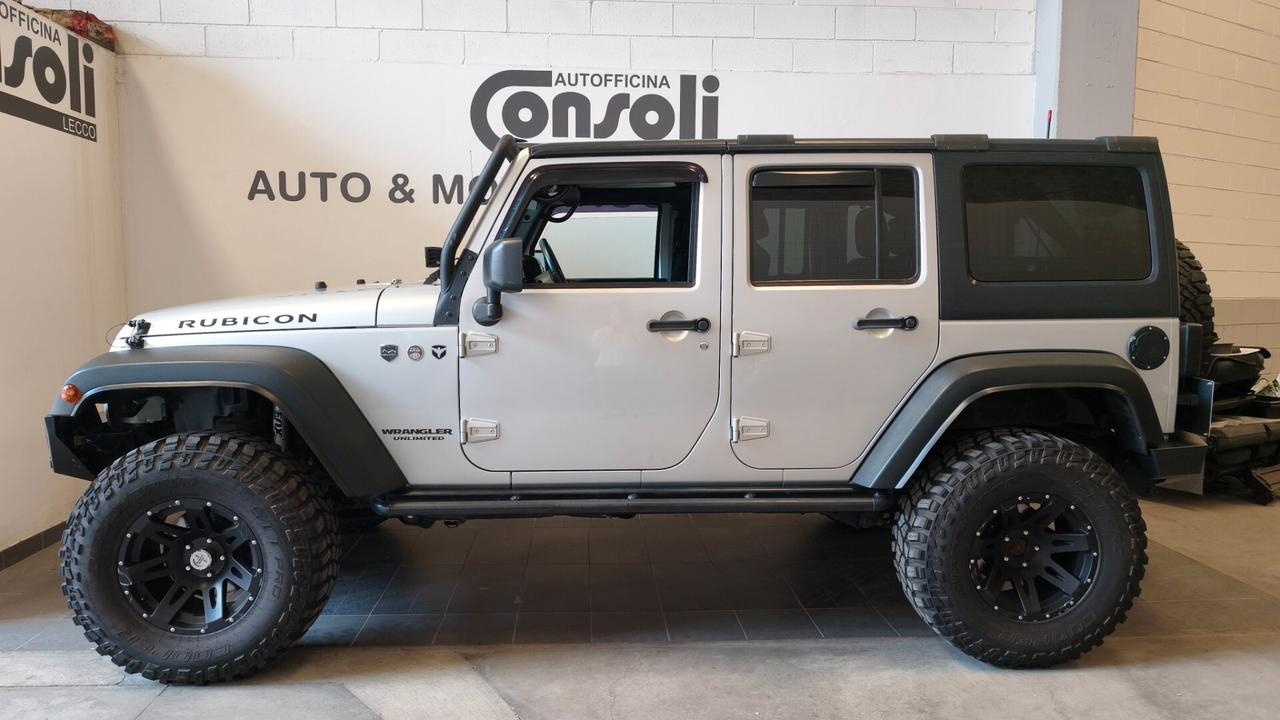 Jeep Wrangler Unlimited 2.8 CRD DPF Rubicon PREPARATA PER FUORISTRADA OMOLOGATA