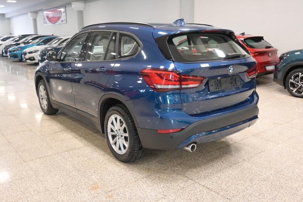 BMW X1 16D 115CV 6M. S-DRIVE BUSINESS ADVANTAGE ( FARI LED - CRUISE - NAVI - PELLE - PARK ASSISTANT - TELECAMERA POST. )