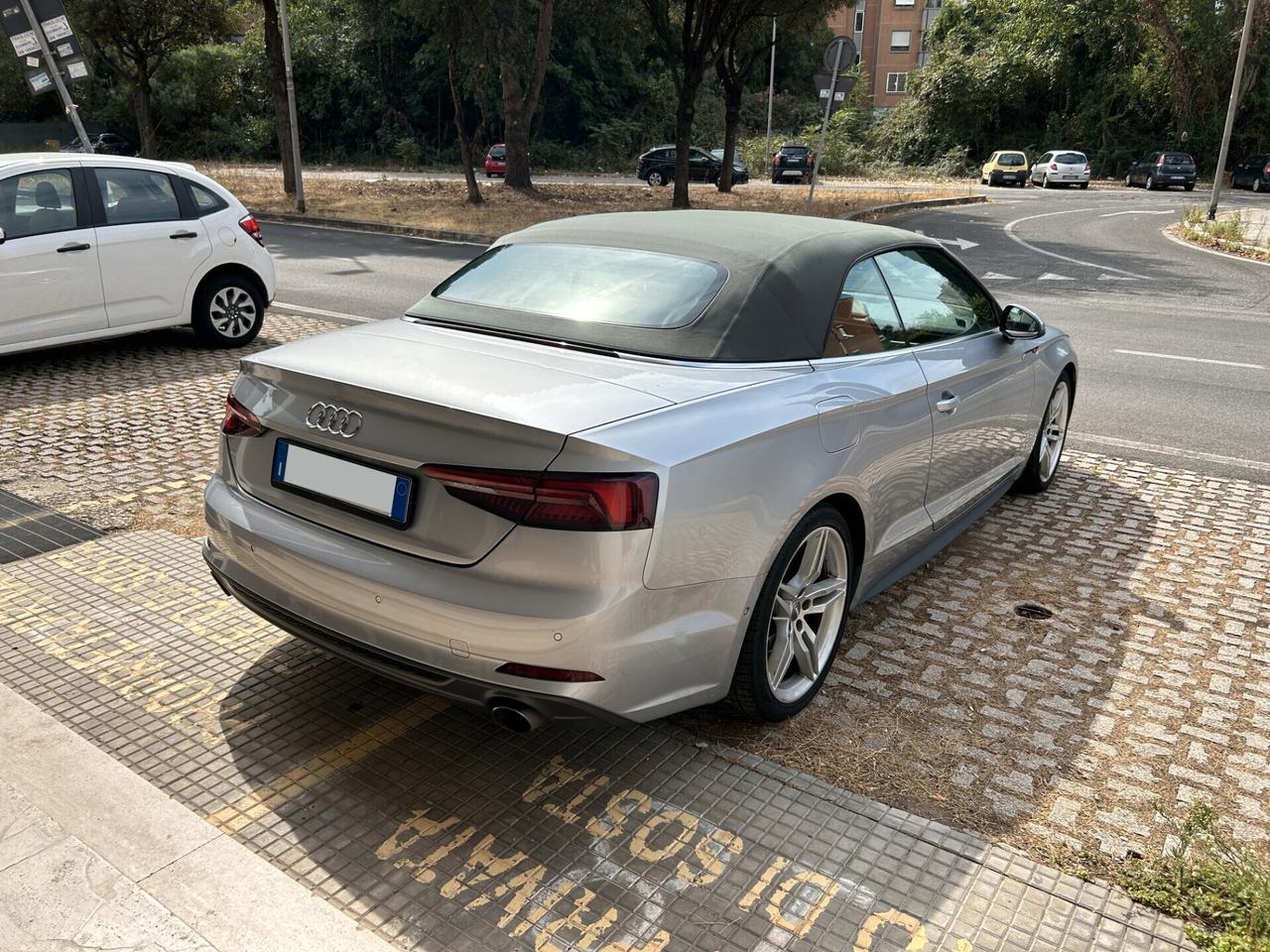 Audi A5 Cabrio 2.0 S.Line S tronic Tagliandi Audi Hybrid Air Scarf Navi Led Retrocam.