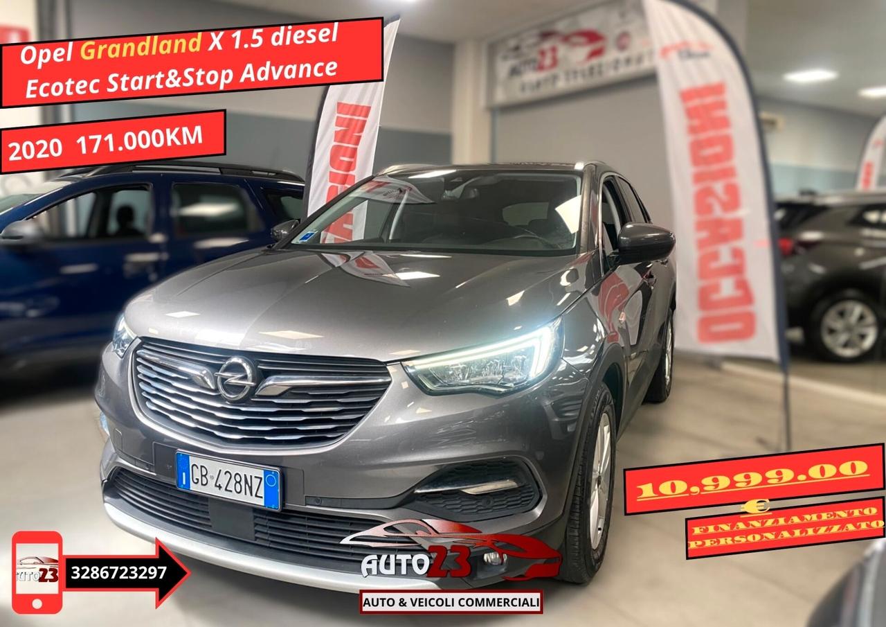 Opel Grandland X 1.5 diesel Ecotec Start&Stop Advance