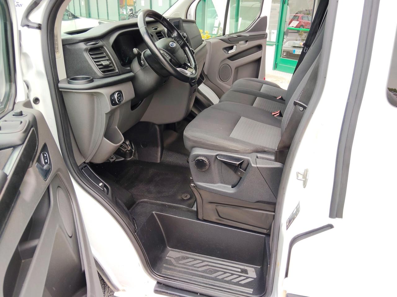 Ford Transit Custom 9 posti 2.0TDCi 130cv passo lungo Hybrid 12/2019